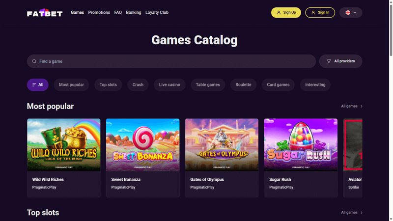 Explore FatBet Casino: Free Play, Easy Login, UK Players